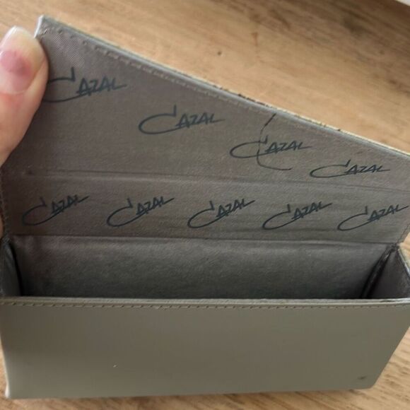 Cazal luxury sunglass eyeglass case gray - Picture 2 of 6